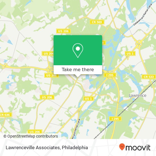Lawrenceville Associates map