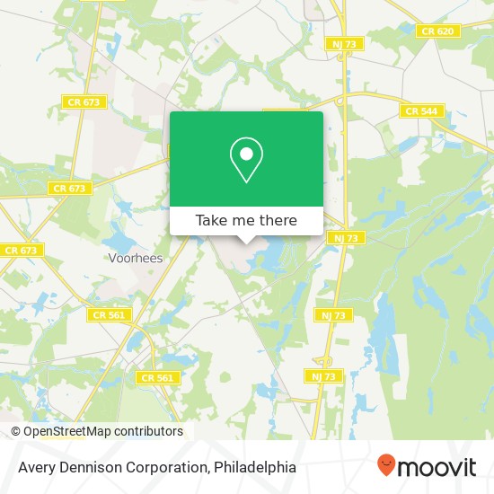 Avery Dennison Corporation map