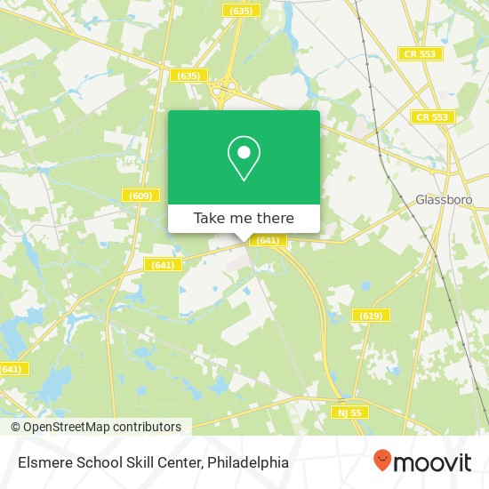 Elsmere School Skill Center map