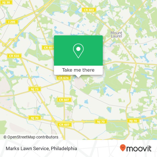 Marks Lawn Service map