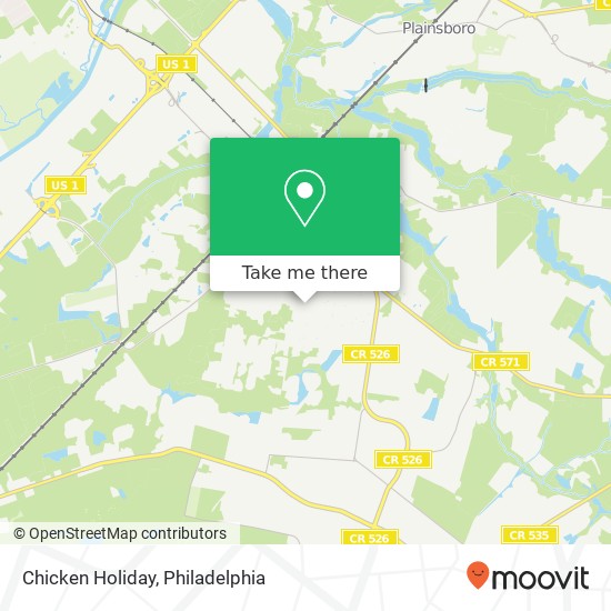 Mapa de Chicken Holiday