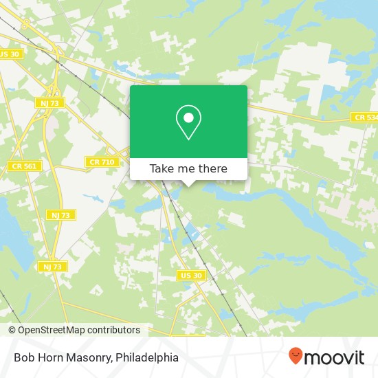 Mapa de Bob Horn Masonry