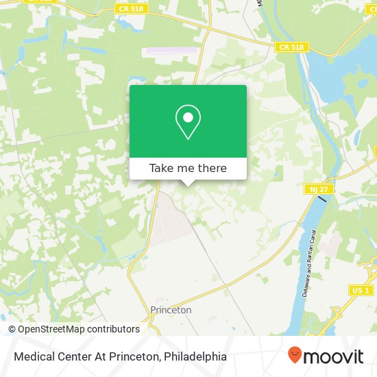 Medical Center At Princeton map