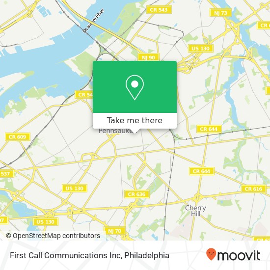 Mapa de First Call Communications Inc