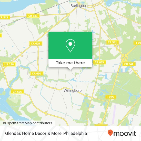 Glendas Home Decor & More map