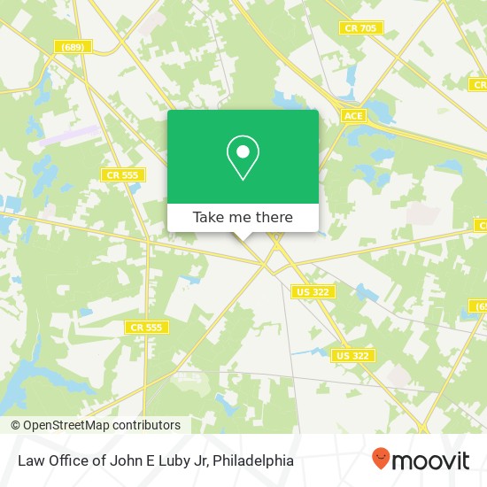 Mapa de Law Office of John E Luby Jr