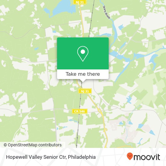 Mapa de Hopewell Valley Senior Ctr