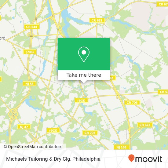 Mapa de Michaels Tailoring & Dry Clg