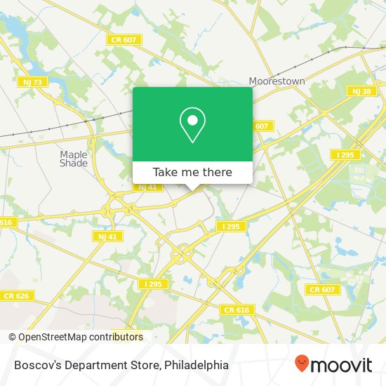 Mapa de Boscov's Department Store