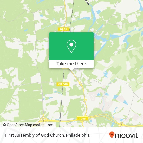 Mapa de First Assembly of God Church