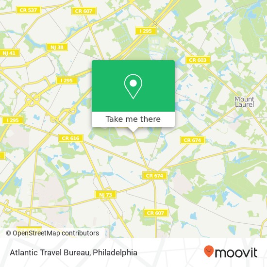 Atlantic Travel Bureau map
