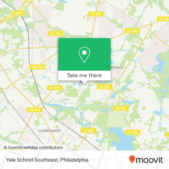 Mapa de Yale School-Southeast