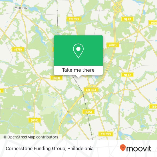 Cornerstone Funding Group map