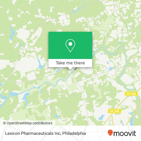 Lexicon Pharmaceuticals Inc map