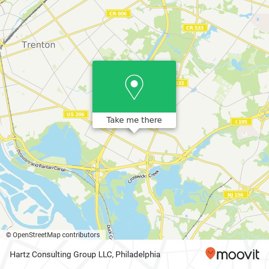 Mapa de Hartz Consulting Group LLC