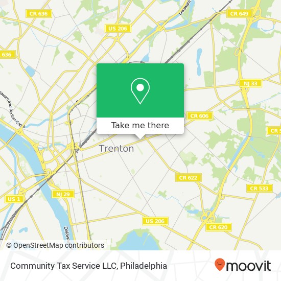 Community Tax Service LLC map