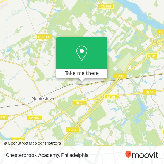 Mapa de Chesterbrook Academy