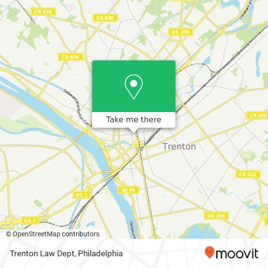 Trenton Law Dept map