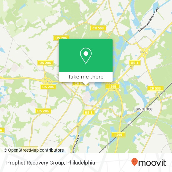 Prophet Recovery Group map