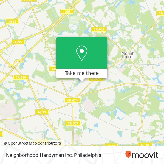 Mapa de Neighborhood Handyman Inc