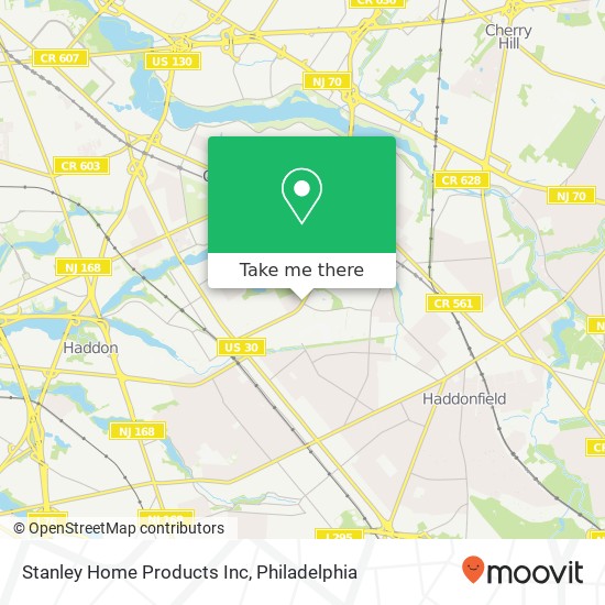 Mapa de Stanley Home Products Inc