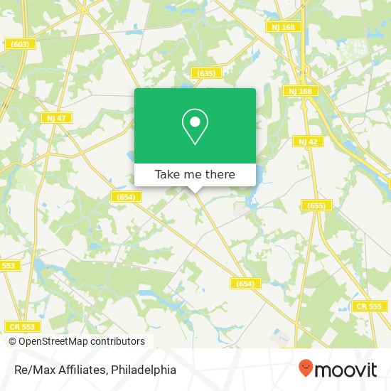 Re/Max Affiliates map