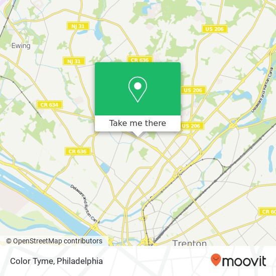 Color Tyme map