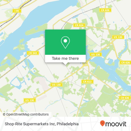 Shop-Rite Supermarkets Inc map