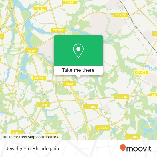 Jewelry Etc map