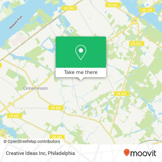 Creative Ideas Inc map