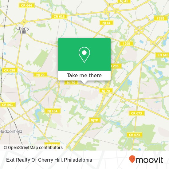 Mapa de Exit Realty Of Cherry Hill