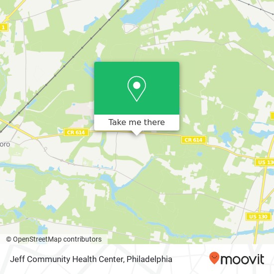 Mapa de Jeff Community Health Center