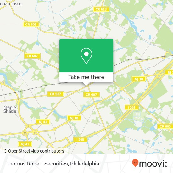 Thomas Robert Securities map