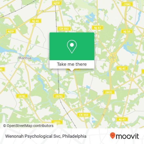 Wenonah Psychological Svc map