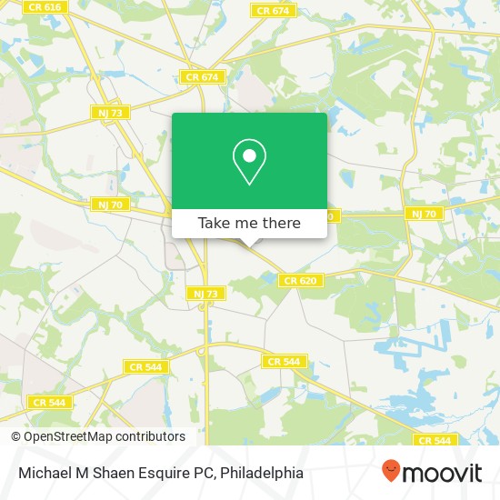 Mapa de Michael M Shaen Esquire PC