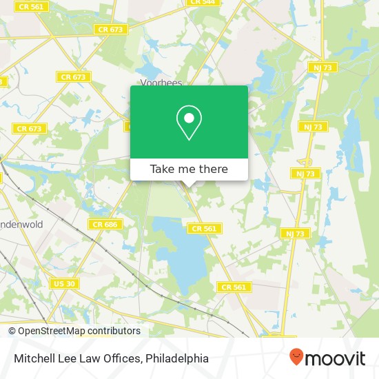 Mitchell Lee Law Offices map