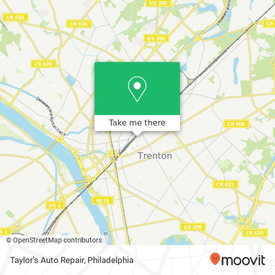 Taylor's Auto Repair map