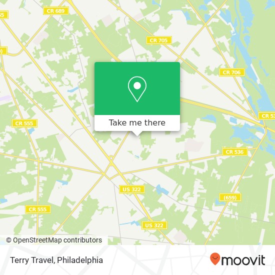 Terry Travel map