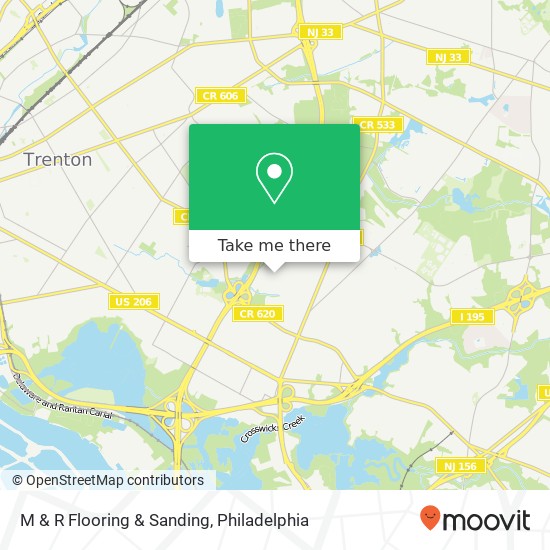 M & R Flooring & Sanding map