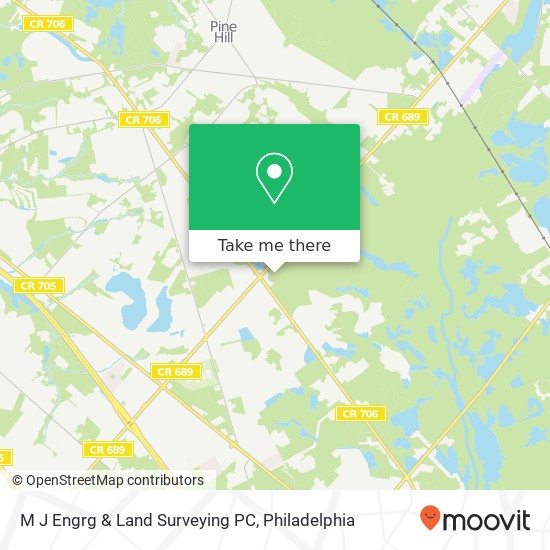 M J Engrg & Land Surveying PC map