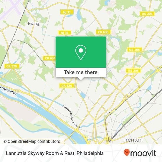 Lannuttis Skyway Room & Rest map