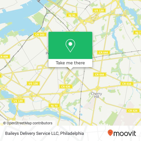 Baileys Delivery Service LLC map