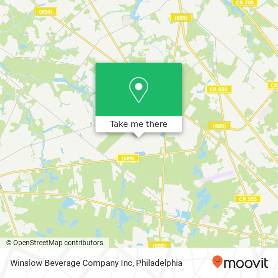 Winslow Beverage Company Inc map