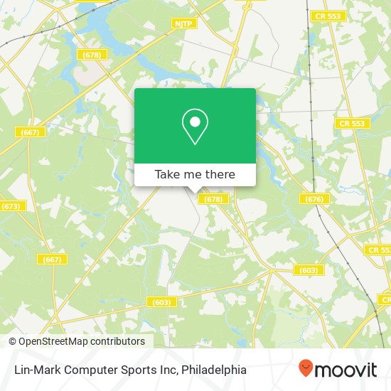 Lin-Mark Computer Sports Inc map