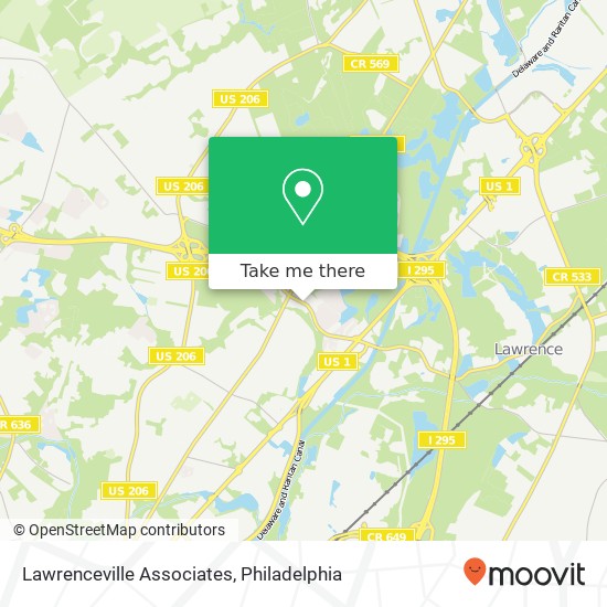 Mapa de Lawrenceville Associates