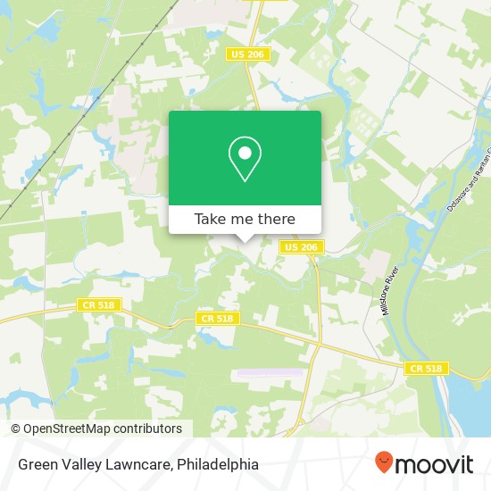Green Valley Lawncare map