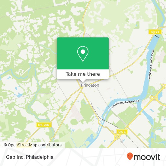 Gap Inc map