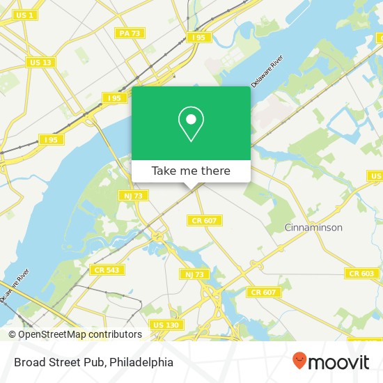 Mapa de Broad Street Pub