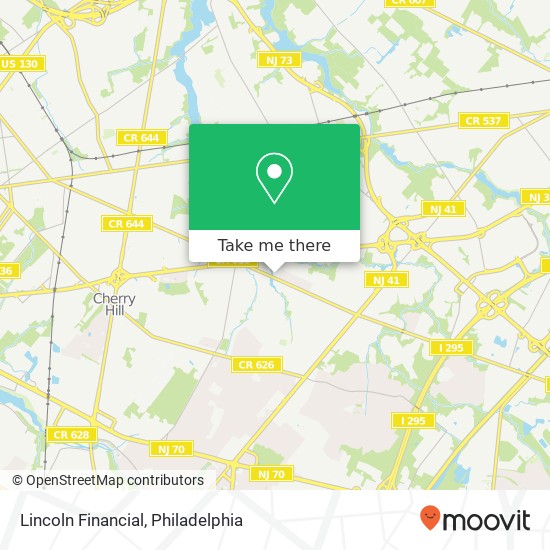 Mapa de Lincoln Financial