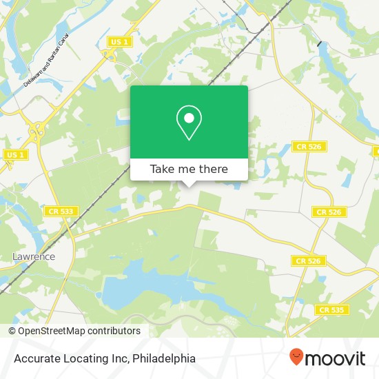 Accurate Locating Inc map